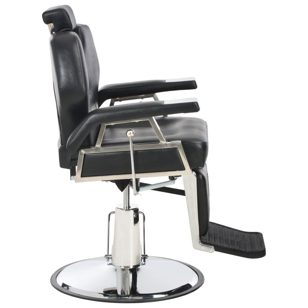 vidaXL Barber Chair Black 72x68x98 cm Faux Leather