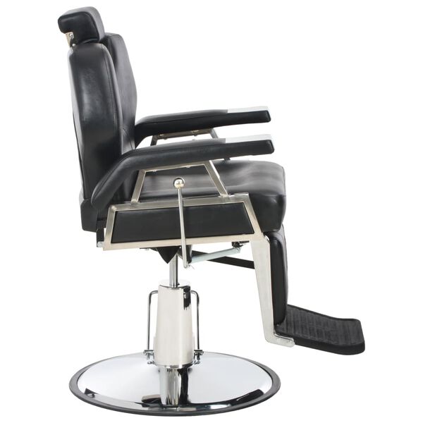 vidaXL Barber Chair Black 72x68x98 cm Faux Leather
