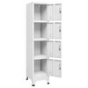 vidaXL Locker Cabinet with 4 Compartments 38x45x180 cm