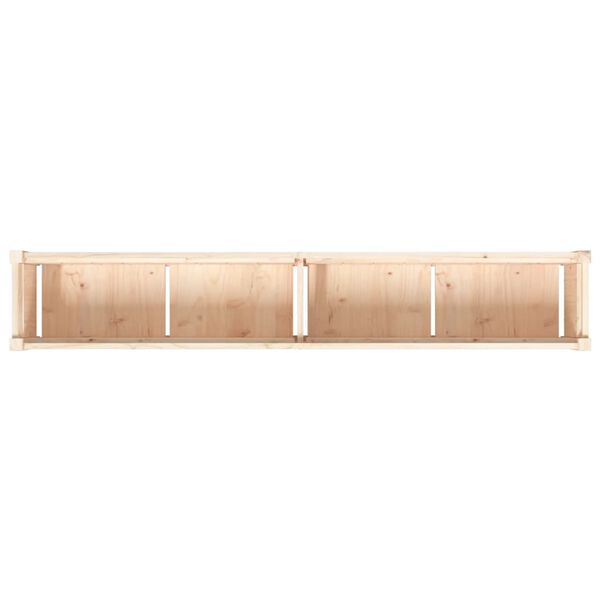 vidaXL Garden Planter 180x31x31 cm Solid Wood Pine