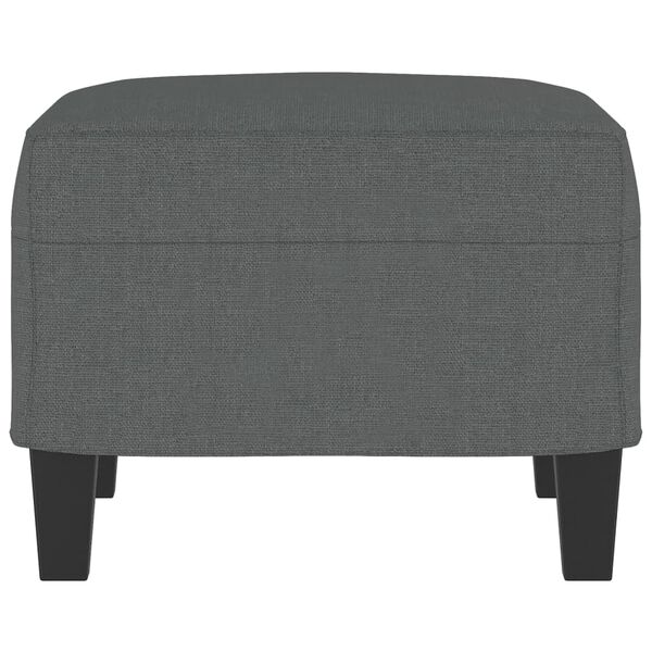vidaXL Footstool Dark Grey 60x50x41 cm Fabric