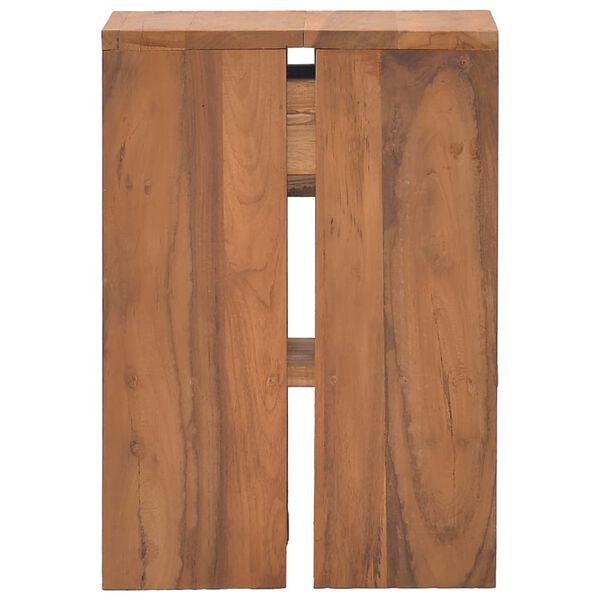 vidaXL Bedside Cabinet 20x35x50 cm Solid Teak Wood