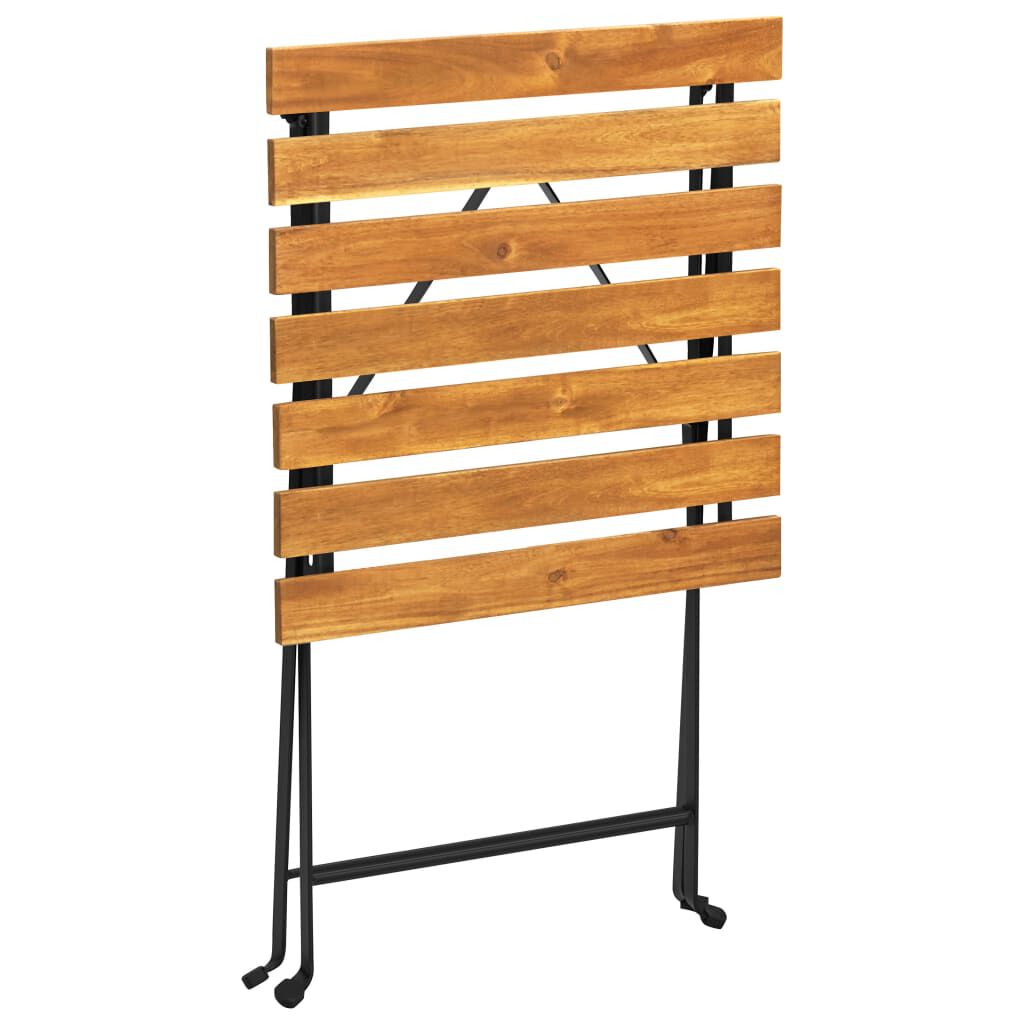 vidaXL Bistro Table 55x54x71 cm Solid Acacia Wood