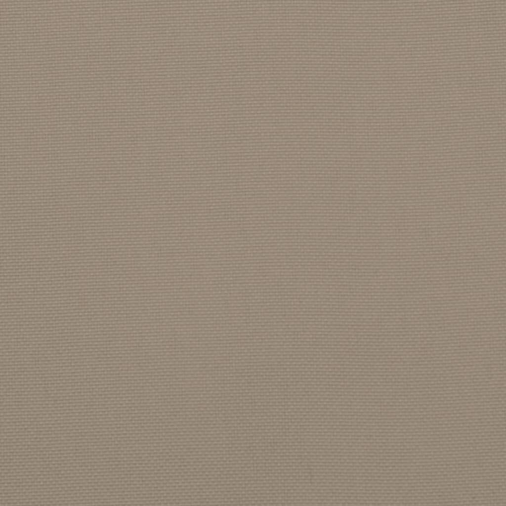 vidaXL Sun Lounger Cushion Taupe 200x50x3cm Oxford Fabric