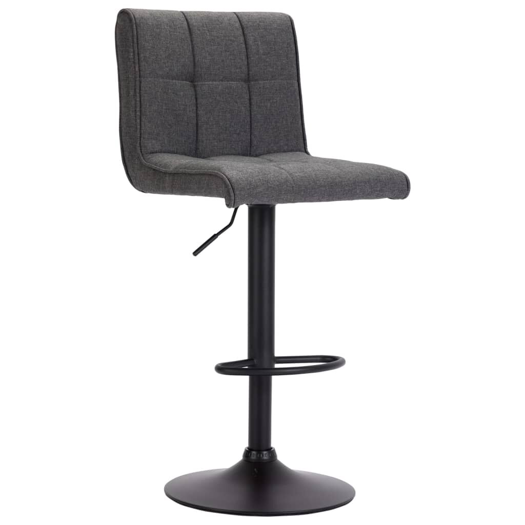 vidaXL 3 Piece Bar Set Black and Dark Grey