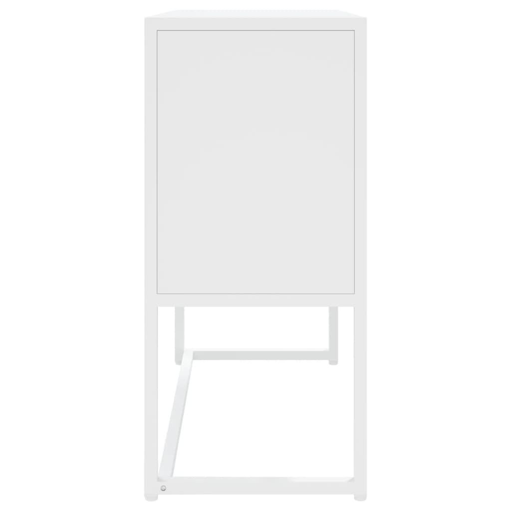 vidaXL Sideboard White 75x35x75 cm Steel