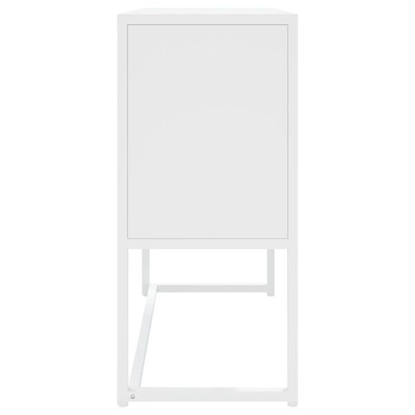 vidaXL Sideboard White 75x35x75 cm Steel