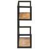 vidaXL Wall Shelf 60x20x60 cm Rough Mango Wood