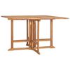 vidaXL 5 Piece Folding Outdoor Dining Set Solid Wood Teak