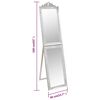 vidaXL Free-Standing Mirror Silver 40x160 cm