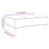 vidaXL Footstool Dark Grey 77x55x31 cm Fabric