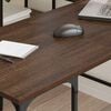 vidaXL Desk Brown Oak 139x139x75 cm Engineered Wood