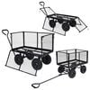 vidaXL Garden Hand Trolley Black 350 kg