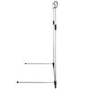 vidaXL Telescopic Wardrobe Hanging Rail Silver