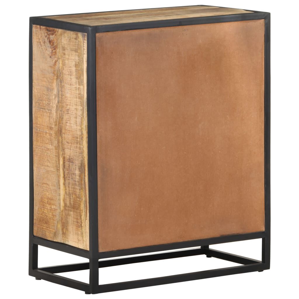 vidaXL Hand Carved Sideboard 60x35x75 cm Solid Mango Wood