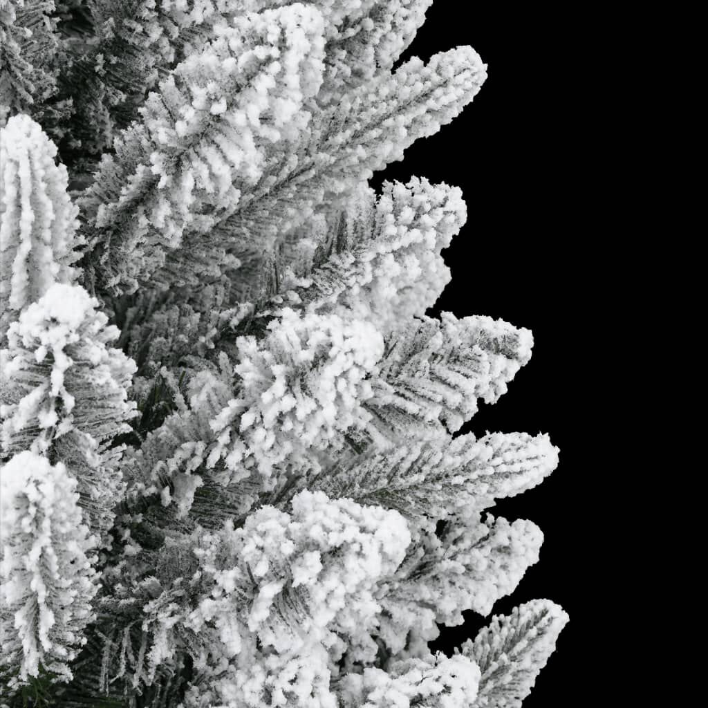 vidaXL Artificial Christmas Tree with Flocked Snow 120 cm PVC&PE