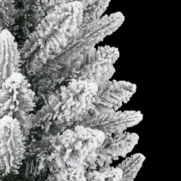 vidaXL Artificial Christmas Tree with Flocked Snow 120 cm PVC&PE