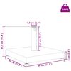 vidaXL Outdoor Umbrella Base Black 45 x 45 x 31.5 cm Steel , Concrete