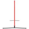 vidaXL Tennis Net Black and Red 300x100x87 cm Polyester