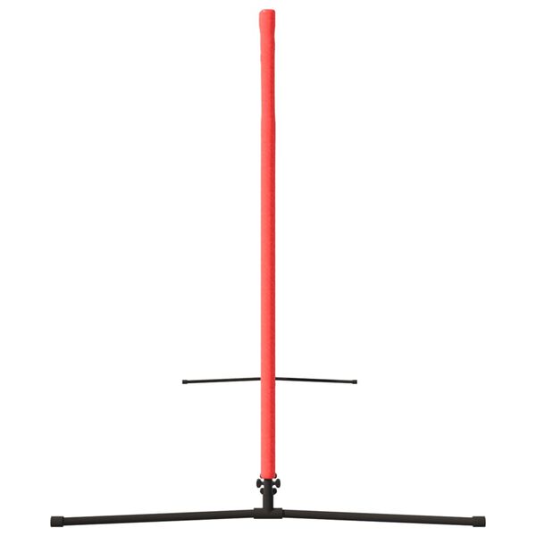 vidaXL Tennis Net Black and Red 300x100x87 cm Polyester
