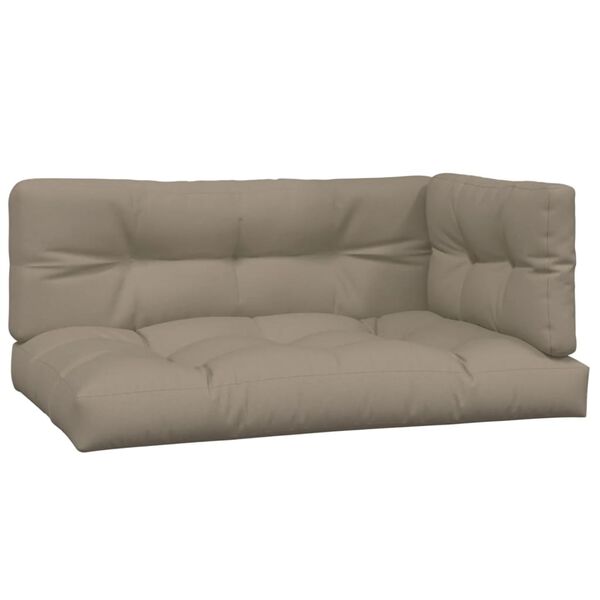 vidaXL 4 Piece Garden Pallet Sofa Set with Cushions Solid Wood Acacia