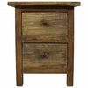 vidaXL Nightstand Solid Mahogany Wood 40x30x51 cm