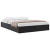 vidaXL Storage Bed with Mattress Black 153 x 203 cm Faux leather