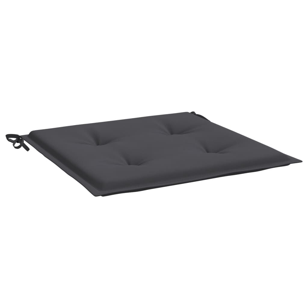 vidaXL Garden Chair Cushions 4 pcs Anthracite 50x50x4 cm Oxford Fabric