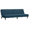 vidaXL 2 Piece Sofa Set Dark Green Velvet