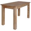 vidaXL Dining Table Solid Mahogany Wood 120x60x77 cm