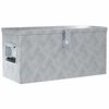 vidaXL Aluminium Box 61.5x26.5x30 cm Silver