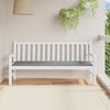 vidaXL Garden Bench Cushion Grey 180x50x3 cm Oxford Fabric