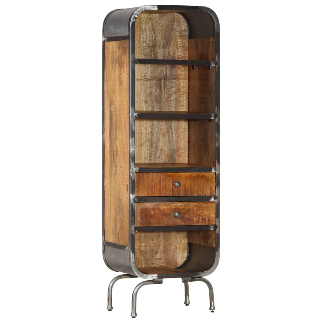 vidaXL Highboard 40x30x126 cm Solid Wood Mango