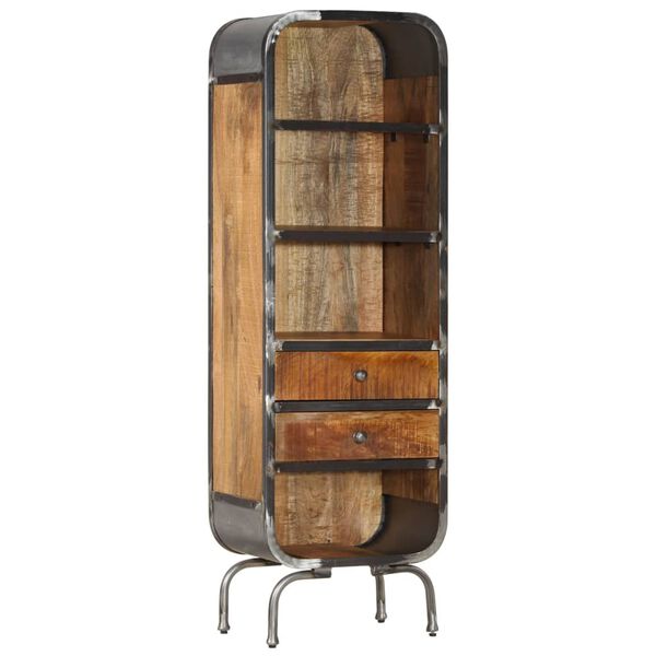 vidaXL Highboard 40x30x126 cm Solid Wood Mango