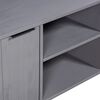 vidaXL TV Cabinet New York Grey Solid Pine Wood