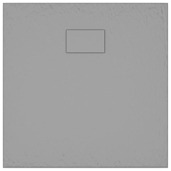 vidaXL Shower Base Tray SMC Grey 80x80 cm
