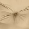 vidaXL Garden Bench Cushions 2 pcs Melange Beige 120x50x7 cm Fabric