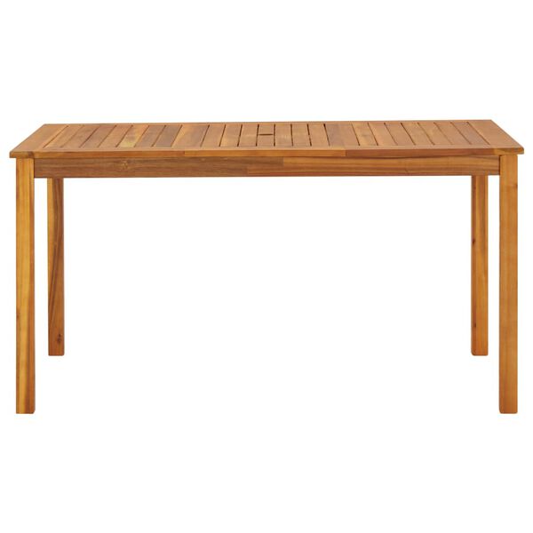 vidaXL 7 Piece Outdoor Dining Set Solid Acacia Wood