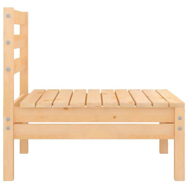 vidaXL Garden 2-Seater Sofa Solid Pinewood