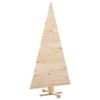 vidaXL Christmas Trees with Stand Natural 150 cm Solid pine wood