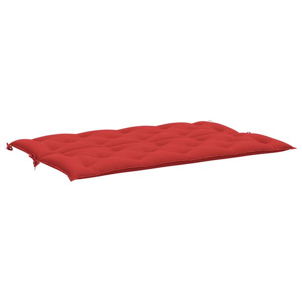 vidaXL Garden Bench Cushion Red 150x(50+50)x7cm Oxford Fabric