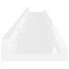 vidaXL Wall Shelves 4 pcs High Gloss White 80x9x3 cm
