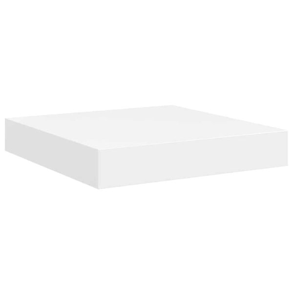 vidaXL Floating Wall Shelf White 23x23.5x3.8 cm MDF