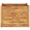 vidaXL Garden Raised Bed 110x60x84 cm Solid Acacia Wood
