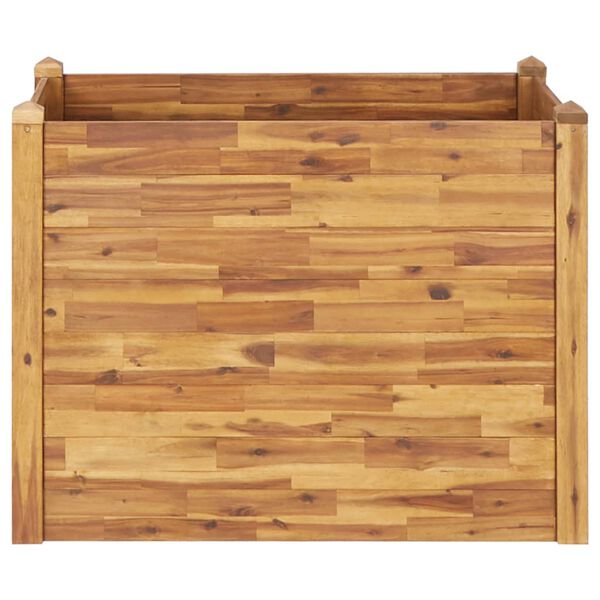 vidaXL Garden Raised Bed 110x60x84 cm Solid Acacia Wood