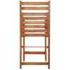 vidaXL 3 Piece Folding Bistro Set Solid Acacia Wood