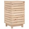 vidaXL Laundry Basket 44x44x76 cm Solid Wood Pine