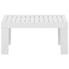 vidaXL 2 Piece Garden Lounge Set with Cushions Plastic White