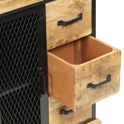 vidaXL Sideboard 60x30x75 cm Solid Mango Wood