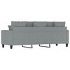 vidaXL 3-Seater Sofa Light Grey 180 cm Fabric